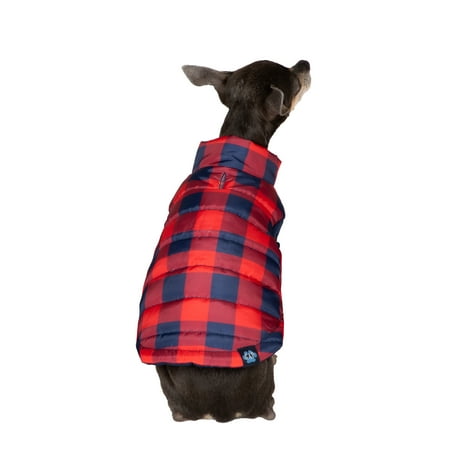 Gap Pet, Dog Clothes, Red Buffalo Plaid Pet Jacket