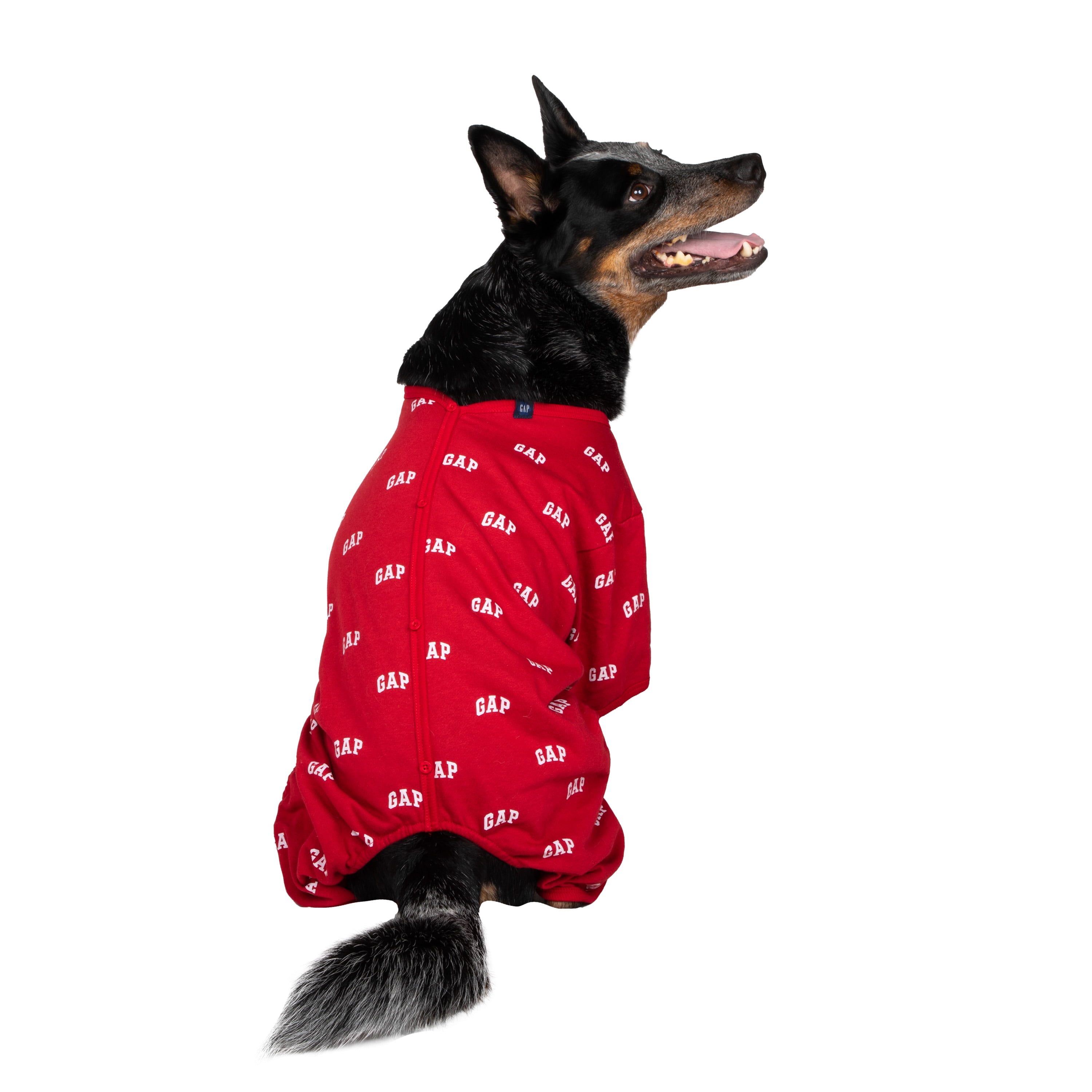Gap Pet Dog Clothes Red Logo Print Pet Pajama Walmart
