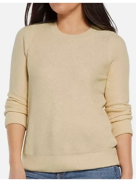 Seedstitch Crew Neck Sweater, Women's XXL