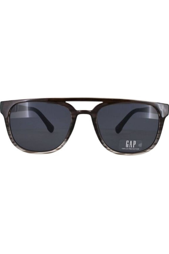 -Sgp404 Rectangle Sunglasses Gray Gradient Gray Solid