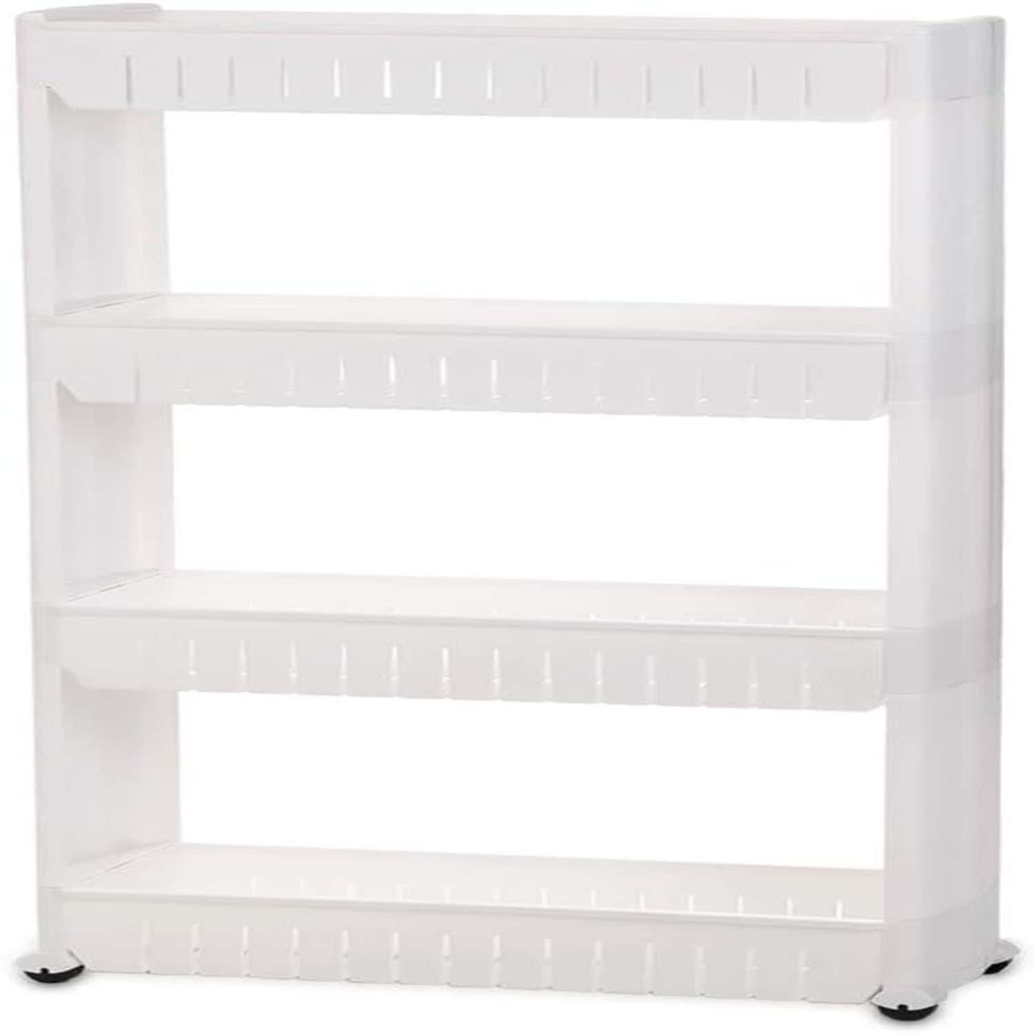 Gap Storage Organizer FOME 4 Tier Mobile Shelving Unit Organizer Slide