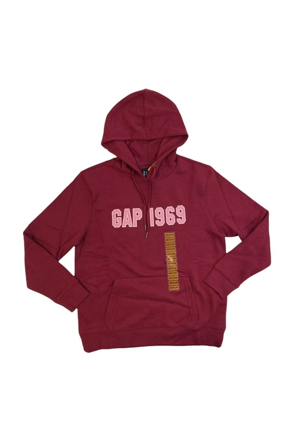 Women's 1969 Logo Lightweight Fleece Pullover Hoodie W/ Kangaroo Pocket (Sugar Plum, S)
