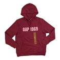 thumbnail image 1 of Gap Women's 1969 Logo Lightweight Fleece Pullover Hoodie W/ Kangaroo Pocket (Sugar Plum, XXL), 1 of 1