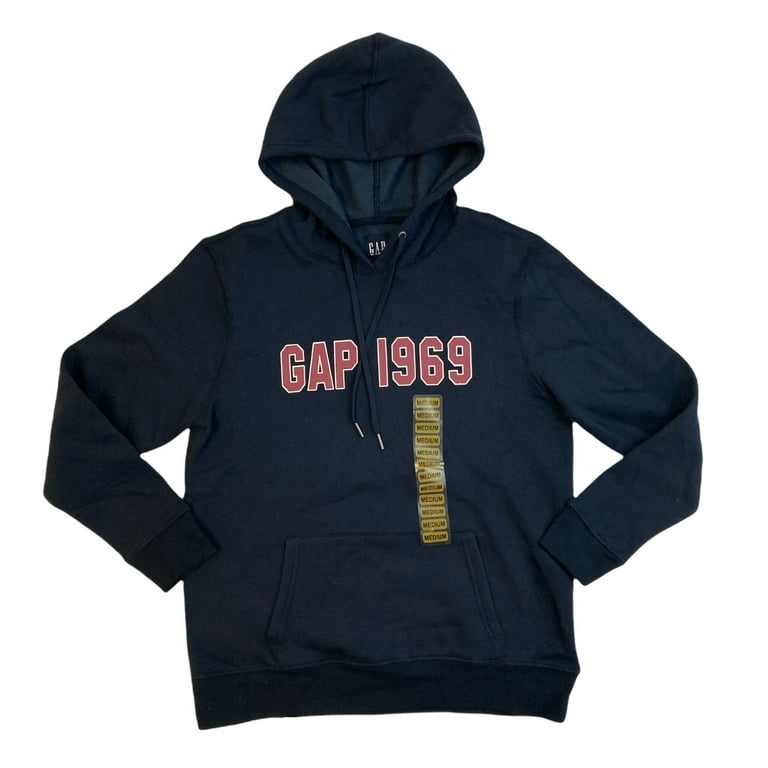 Gap Women's 1969 Logo Lightweight Fleece Pullover Hoodie W