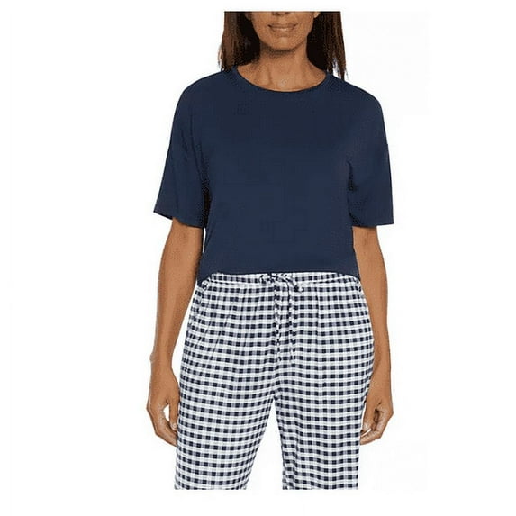 Gap Women's 2-Piece Short Sleeve Pajama Set XXL Navy
