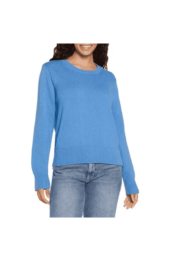 Women's Blue Medium Crewneck Sweater