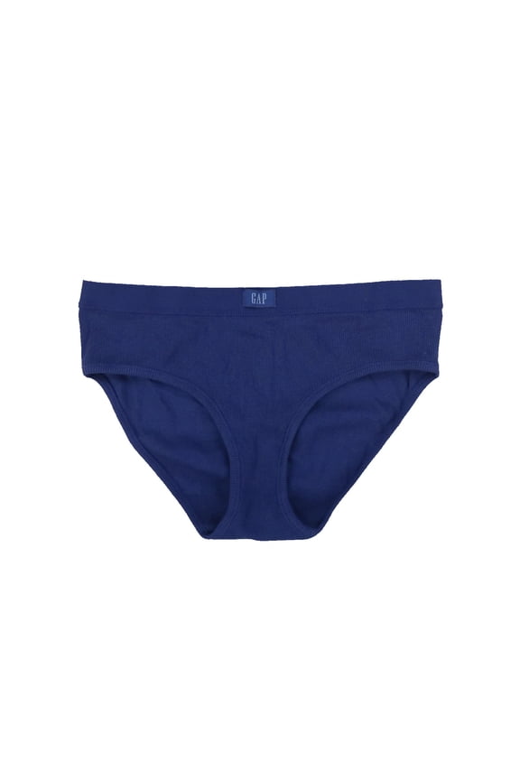 Women's Cotton Rib Hipster Panties Underwear Brief Solid Navy X-Small New