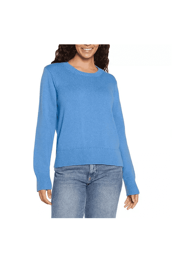 Women's Crewneck Sweater (Blue, XS)