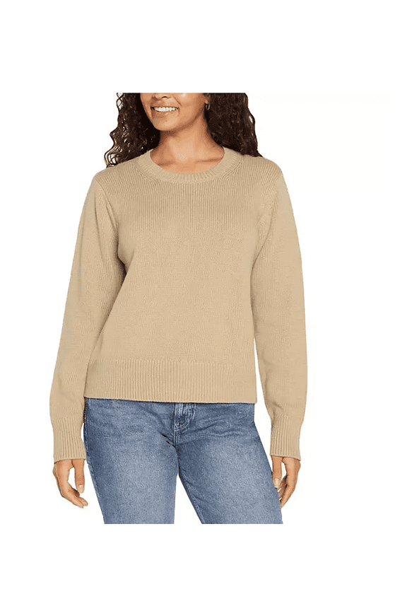 Women's Crewneck Sweater Camel XL