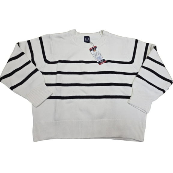 Gap Women's Crewneck Sweater, Cream XL