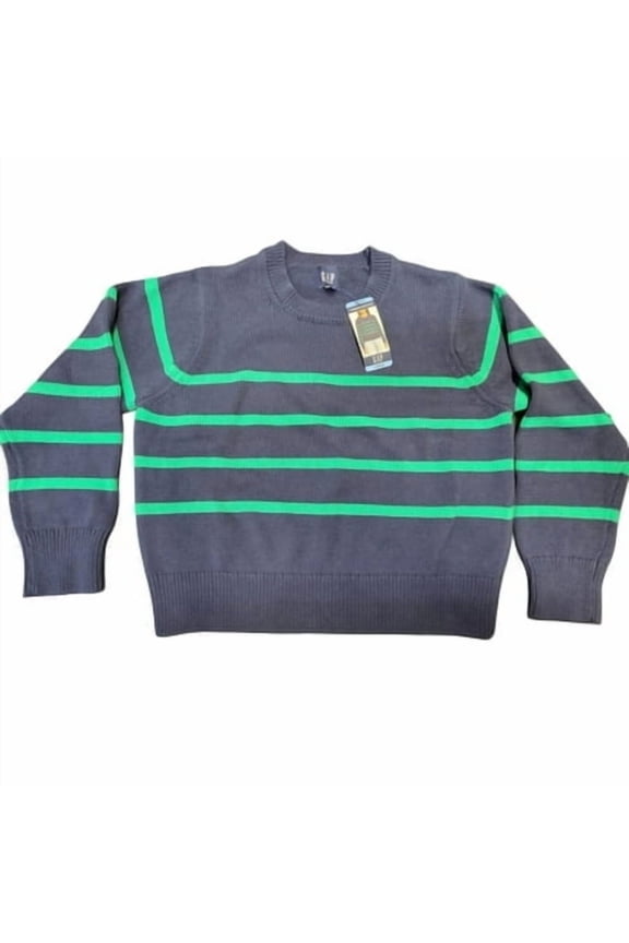 Women's Crewneck Sweater, Navy Large