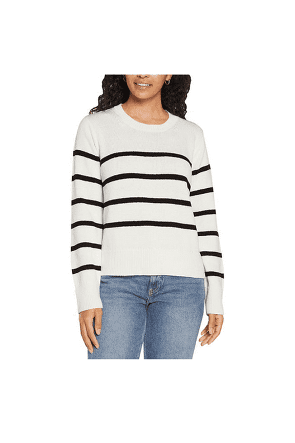 Women's Crewneck Sweater Cream Size S