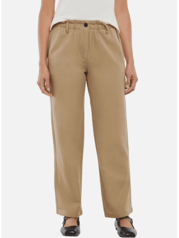 Women's Easy Twill Pant Size XL Cream