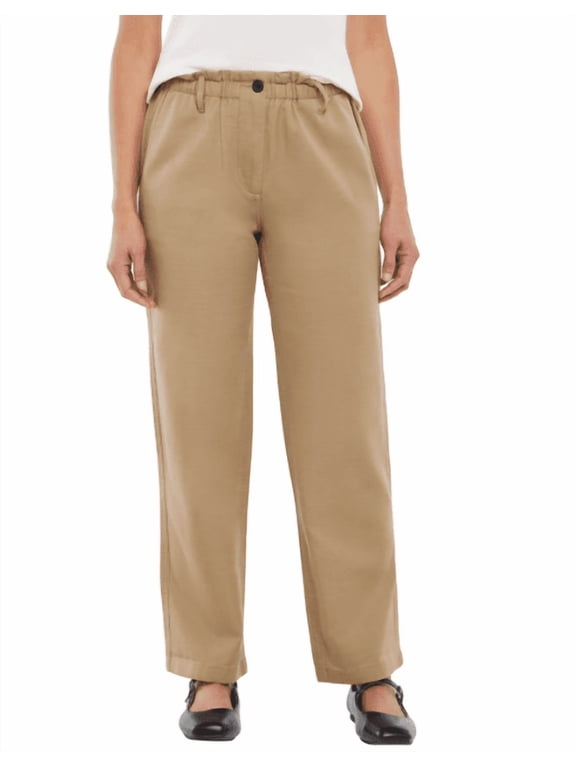 Women's Easy Twill Pant Tan Large