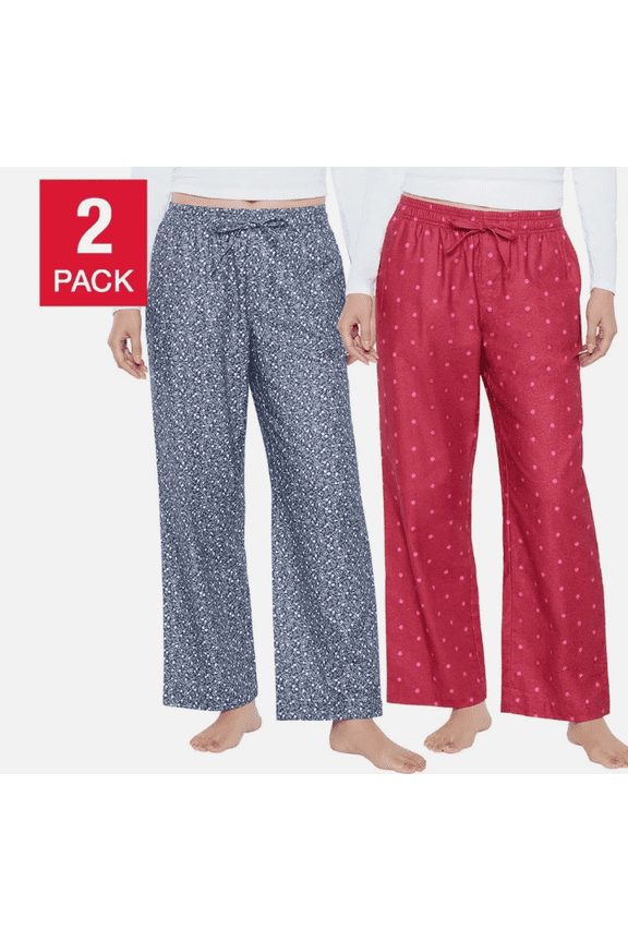 Women's Flannel PJ Pant 2 Pack Large
