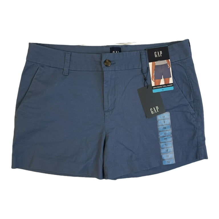 Gap Women's Girlfriend Twill Casual Fit Chino Short (Bujoi Blue