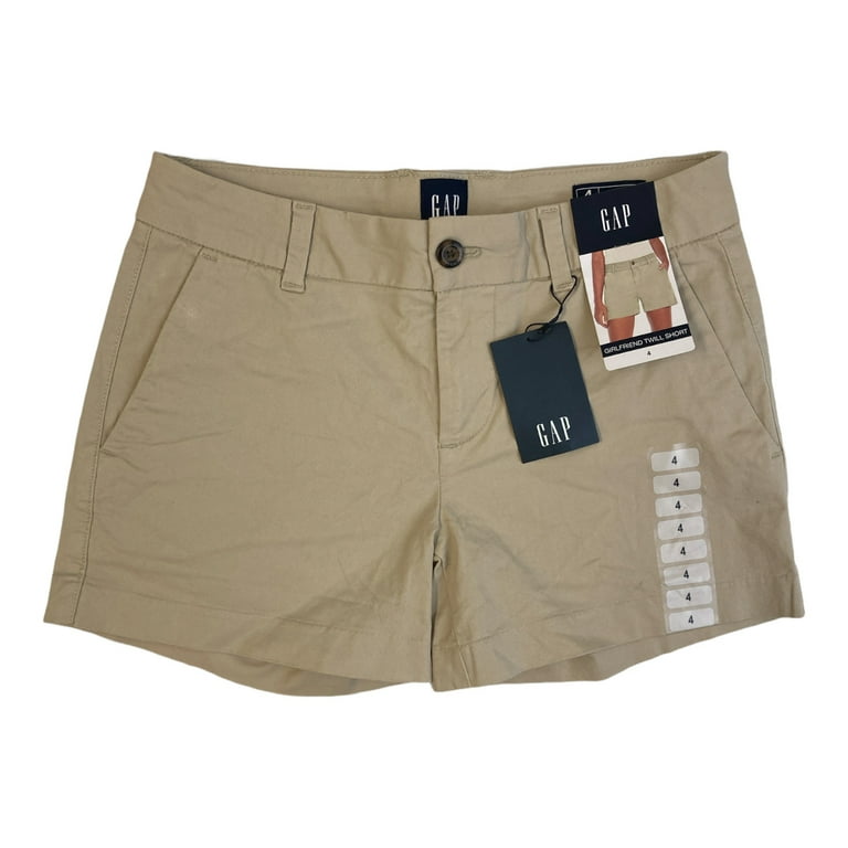 Gap Women's Girlfriend Twill Casual Fit Chino Short (Humus,