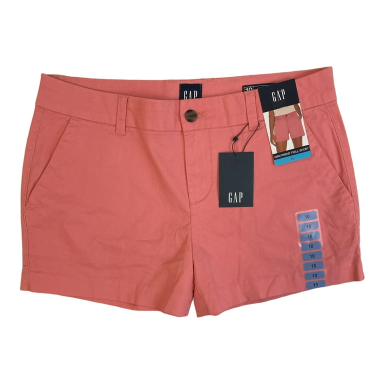 Gap Women's Girlfriend Twill Casual Fit Chino Short (Strawberry