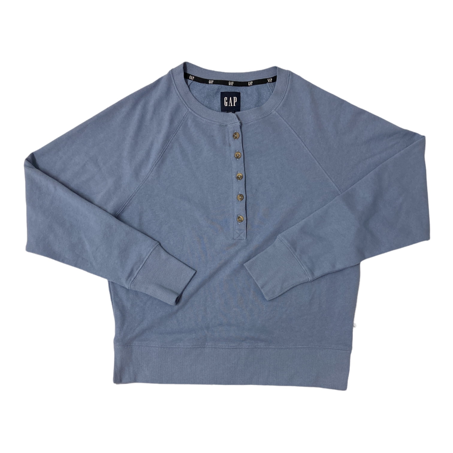 GAP Women's High Neck Cotton Crew Sweater - Soft Ribbed Pullover For Everyday Style