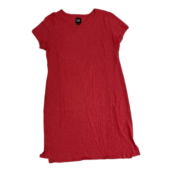 Gap Women's Knee Length Relaxed Fit Lightweight T-Shirt Dress (Claret Red, XS)