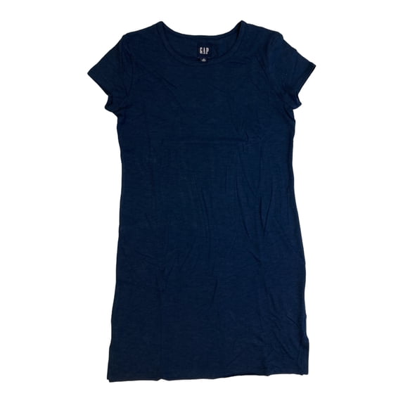 Gap Women's Knee Length Relaxed Fit Lightweight T-Shirt Dress (Midnight, XS)