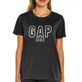 thumbnail image 1 of Gap Women's Logo Tee (True Black, XS), 1 of 2