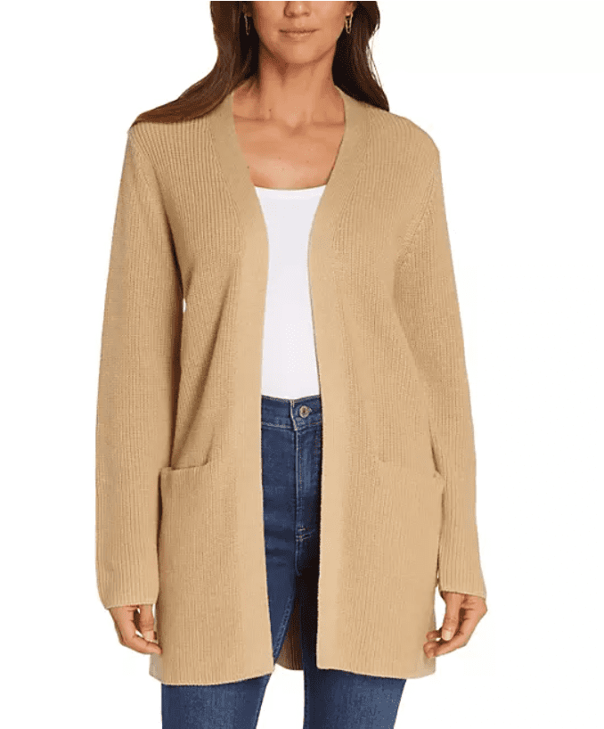 Gap Women's Long Sleeve Open Cardigan Safari Medium - Walmart.com