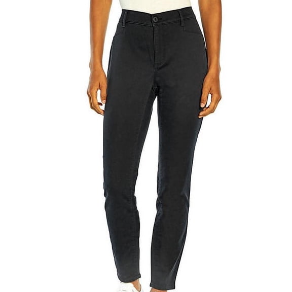 Gap Women's Mid-Rise Stretch Skinny Casual Button Closure Pants (Black, 12)