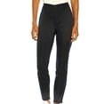 thumbnail image 1 of Gap Women's Mid-Rise Stretch Skinny Casual Button Closure Pants (Black, 6), 1 of 2