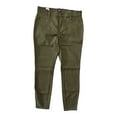 thumbnail image 1 of Gap Women's Mid-Rise Stretch Skinny Casual Button Closure Pants (Olive Night, 14), 1 of 2