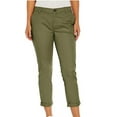 thumbnail image 1 of Gap Women's Relaxed Girlfriend Cuffed Twill Pant (Clover, 6), 1 of 2