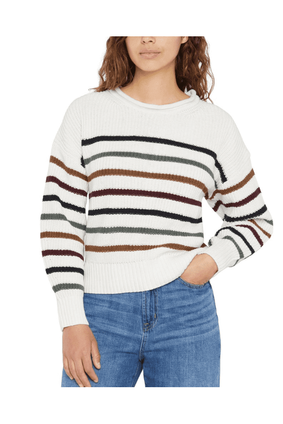 Women's Roll Neck Sweater White XL