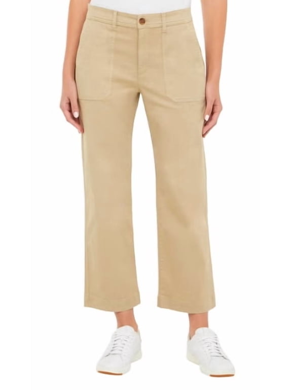 Women's Size 12 Ankle Trouser Pants, Tan