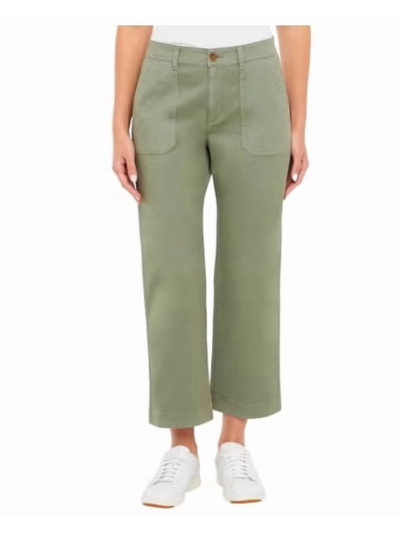 Women's Size 6 Ankle Trouser Pants, Green