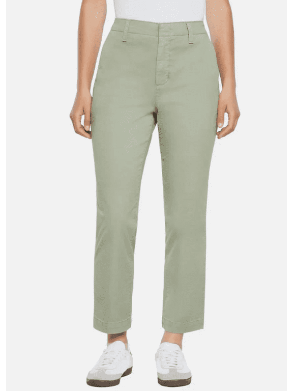 Womens Slim Ankle Pant Green 4