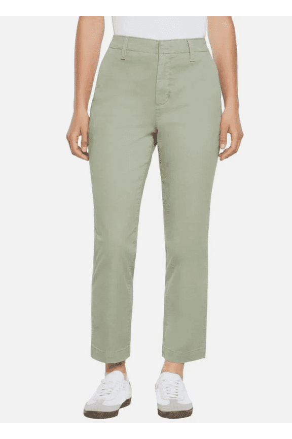 Womens Slim Ankle Pant Green 4