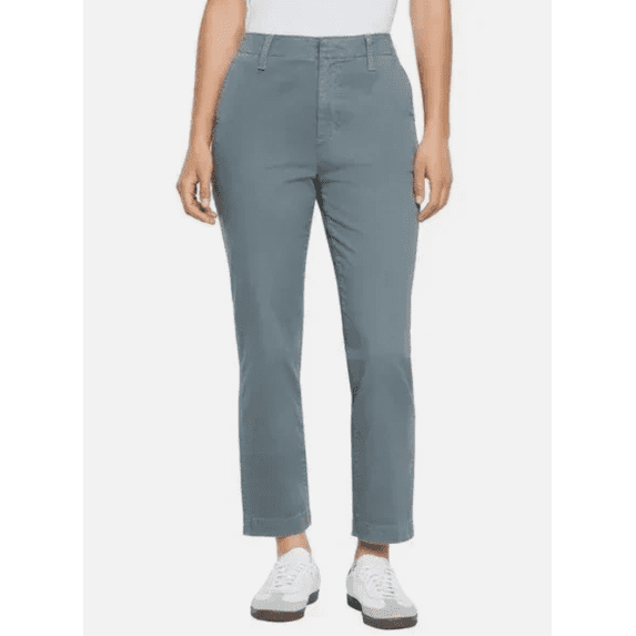 Gap Women's Stretch Cotton Slim Ankle Pants, Blue, 8
