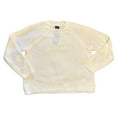 thumbnail image 1 of Gap Women's Textured Reverse Stockinette Knit Long Sleeve Sweater (Marshmallow, L), 1 of 1