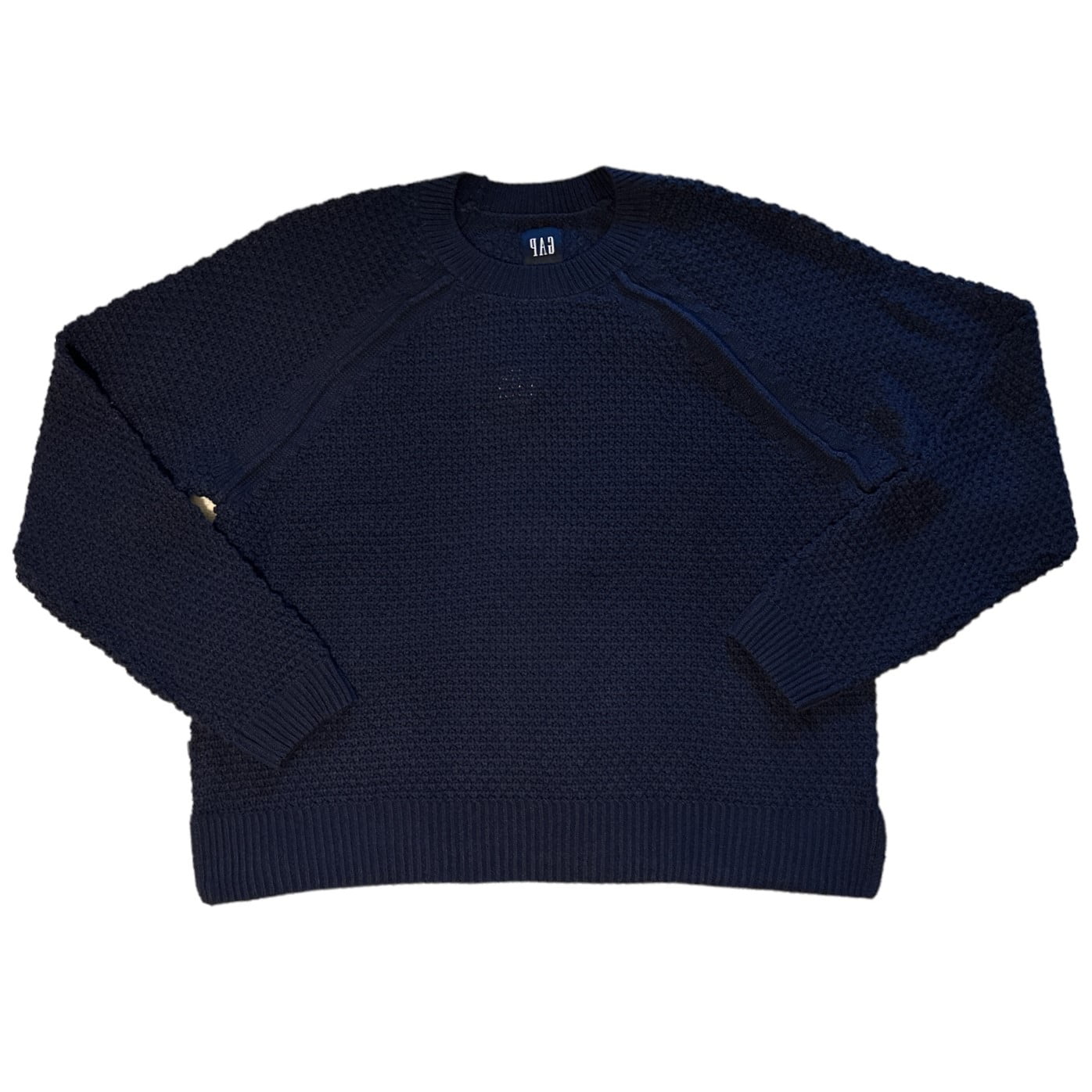 トップス LOW GAUGE BORDER KNIT BLUE Low gauge border knit (blue)