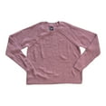 thumbnail image 1 of Gap Women's Textured Reverse Stockinette Knit Long Sleeve Sweater (Orchid Haze, XS), 1 of 1