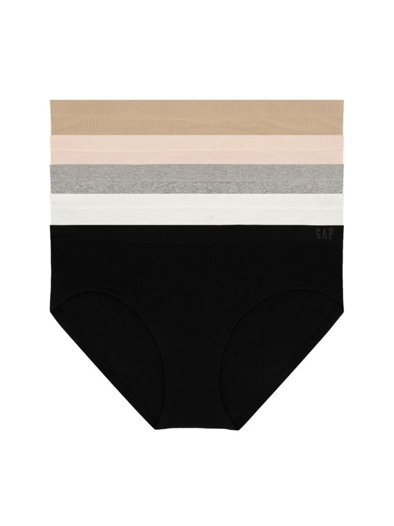 Body Ladies 5pk Seamless Bikini Hipster Underwear XXL