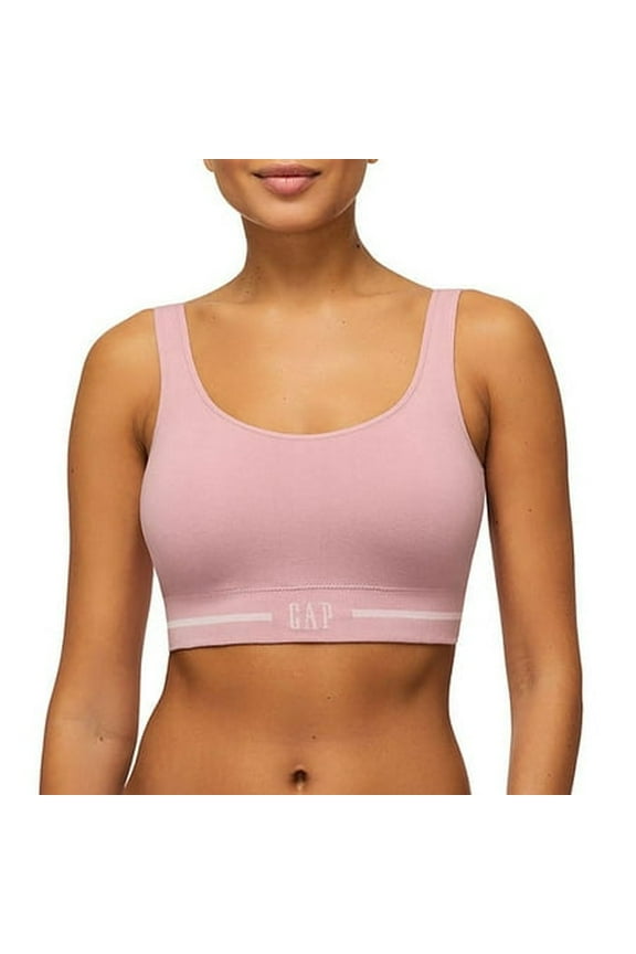 Body Women's 2-Pack Seamless Cotton Comfort Bra Large Pink