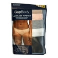 thumbnail image 1 of GapBody Women's 5-Pack Seamless Stretch Full Back Coverage Hipster Underwear (Black/White/Grey/Blush/Nude, XL), 1 of 2