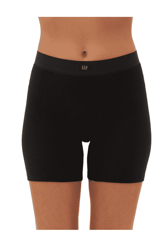 Body Women's Logo Comfort High-Waist Shorts BLACK LARGE