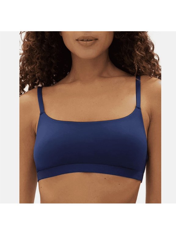 Body Women's Super Stretch Scoop Bralette (Elysian Blue, XL)