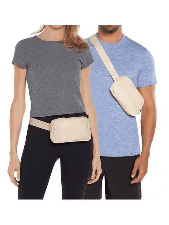 Unisex Fanny Pack, Polyester, Off-White