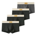 thumbnail image 1 of Gapacks Big & Tall Men's 100% Cotton Boxer Briefs - 4 Pack Gray, Size 3XL - Breathable Comfortable Everyday Underwear Value Pack, 1 of 2