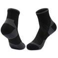 thumbnail image 1 of Gapacks Men's Athletic Socks, Black, One Size Fits All - Moisture Wicking, Breathable, Durable with Reinforced Heel & Toe - for Running, Gym, Everyday Wear, 1 of 3