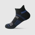 thumbnail image 1 of Gapacks Men's Athletic Socks, Low Cut Black, Moisture Wicking Cushioned, One Size Fits All, Durable Reinforced Toe Heel, for Running Gym Workout Sports, 1 of 2