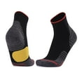 thumbnail image 1 of Gapacks Men's Cotton Athletic Socks - Black, Moisture Wicking, Reinforced Heel & Toe, Elastic Cuff, One Size Fits Most, Durable for Running Gym Everyday Use, 1 of 2